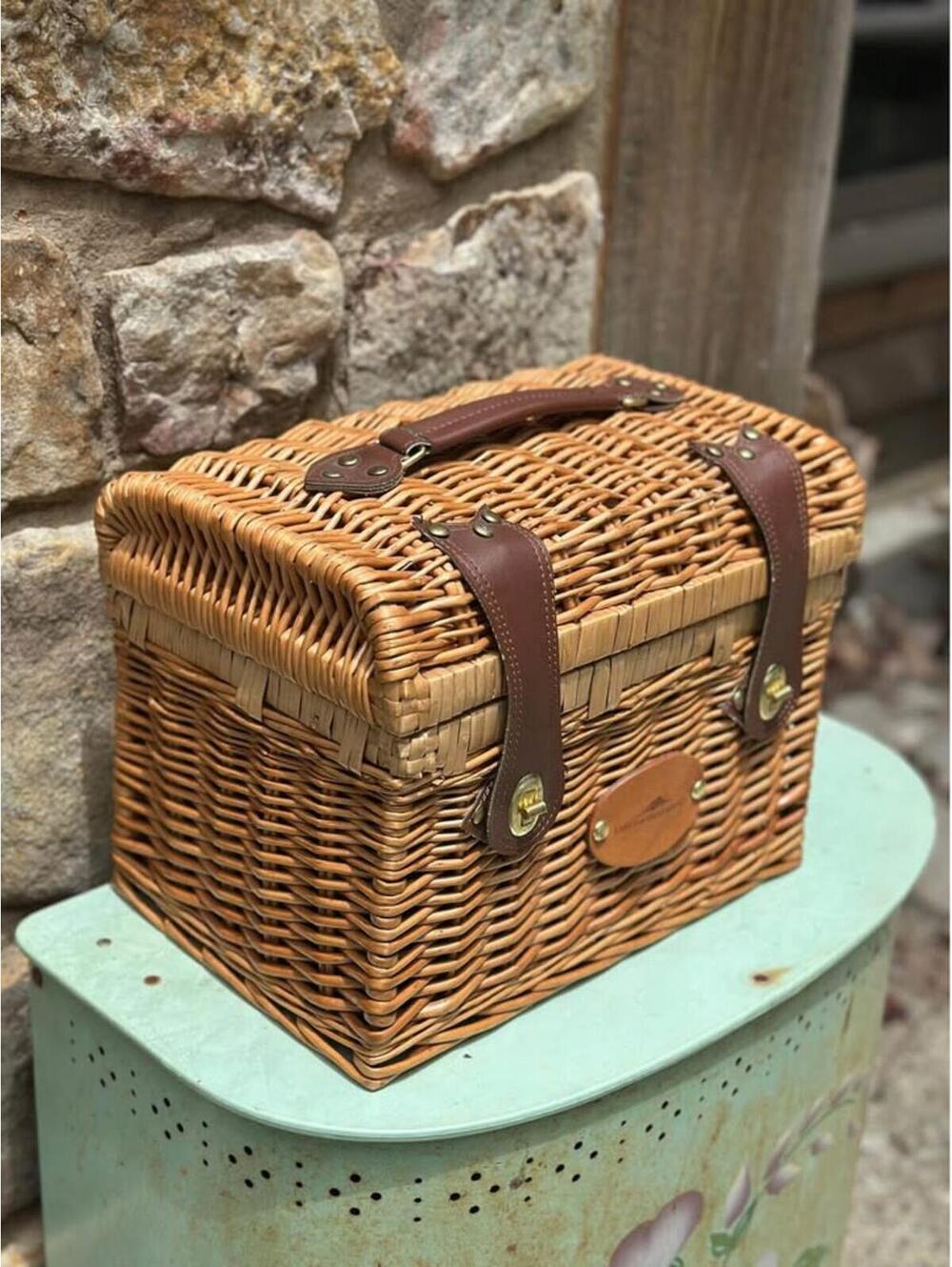 Picnic Basket L13” x W8.5”x H10”